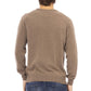 Beige Wool Men Sweater
