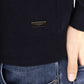 Blue Wool Men Sweater