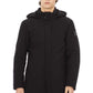 Black Polyester Men Jacket