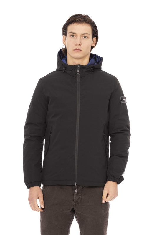 Green Polyester Men Jacket