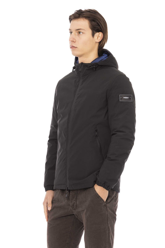 Green Polyester Men Jacket
