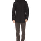 Black Polyester Men Jacket
