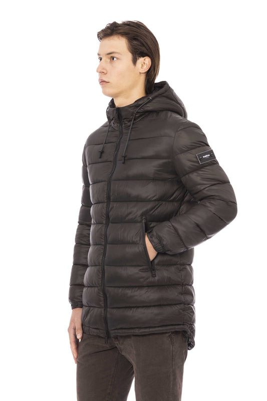 Green Nylon Men Jacket