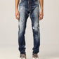 Blue Cotton Men Jeans