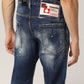 Blue Cotton Men Jeans