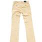 Beige Cotton Men Chino