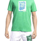 Green Cotton Men T-Shirt