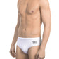 White Polyamide Men Swimwear