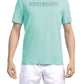 Light-Blue Cotton Men T-Shirt