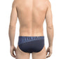 Blue Polyamide Men's Swimwear