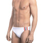 White Polyamide Men Swimwear