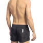 Black Polyamide Men Swim Short