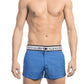 Blue Polyamide Men Swim Short