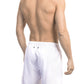 White Polyester Men Swim Short