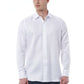 White Cotton Men Shirt