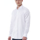 White Cotton Men Shirt
