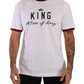 Regal Crown Print Crew Neck Tee