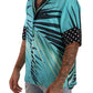 Elegant Polka Dot Silk Casual Shirt