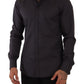 Elegant Slim Fit Blue Martini Dress Shirt