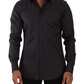 Elegant Slim Fit Blue Martini Dress Shirt