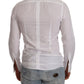 Elegant White Cotton Poplin Dress Shirt
