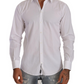 Elegant White Martini Dress Shirt