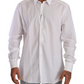 Elegant White Cotton Dress Shirt
