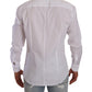 Elegant White Slim Fit Martini Dress Shirt