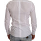 Elegant White Slim Fit Tuxedo Shirt