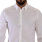 Elegant Slim Fit White Dress Shirt