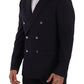 Elegant Navy Martini Slim Fit Suit