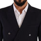 Elegant Navy Martini Slim Fit Suit