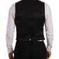 Elegant Polka Dot Dress Vest