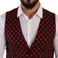 Elegant Polka Dot Dress Vest