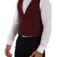 Elegant Polka Dot Dress Vest