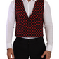 Elegant Polka Dot Dress Vest