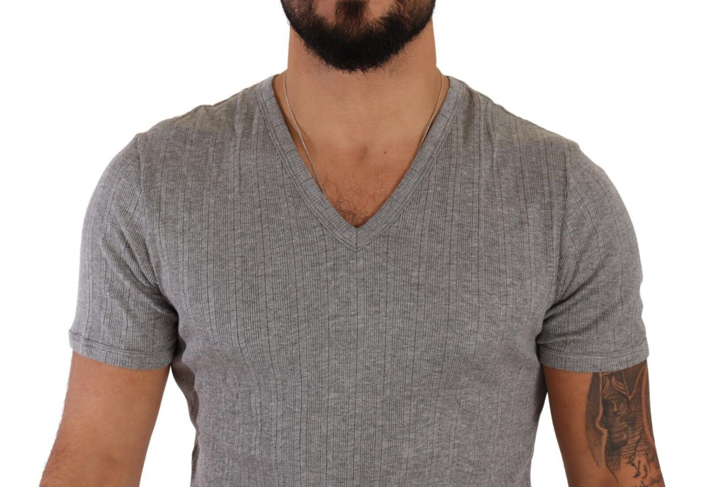 Deep V-Neck Luxury Underwear Tee