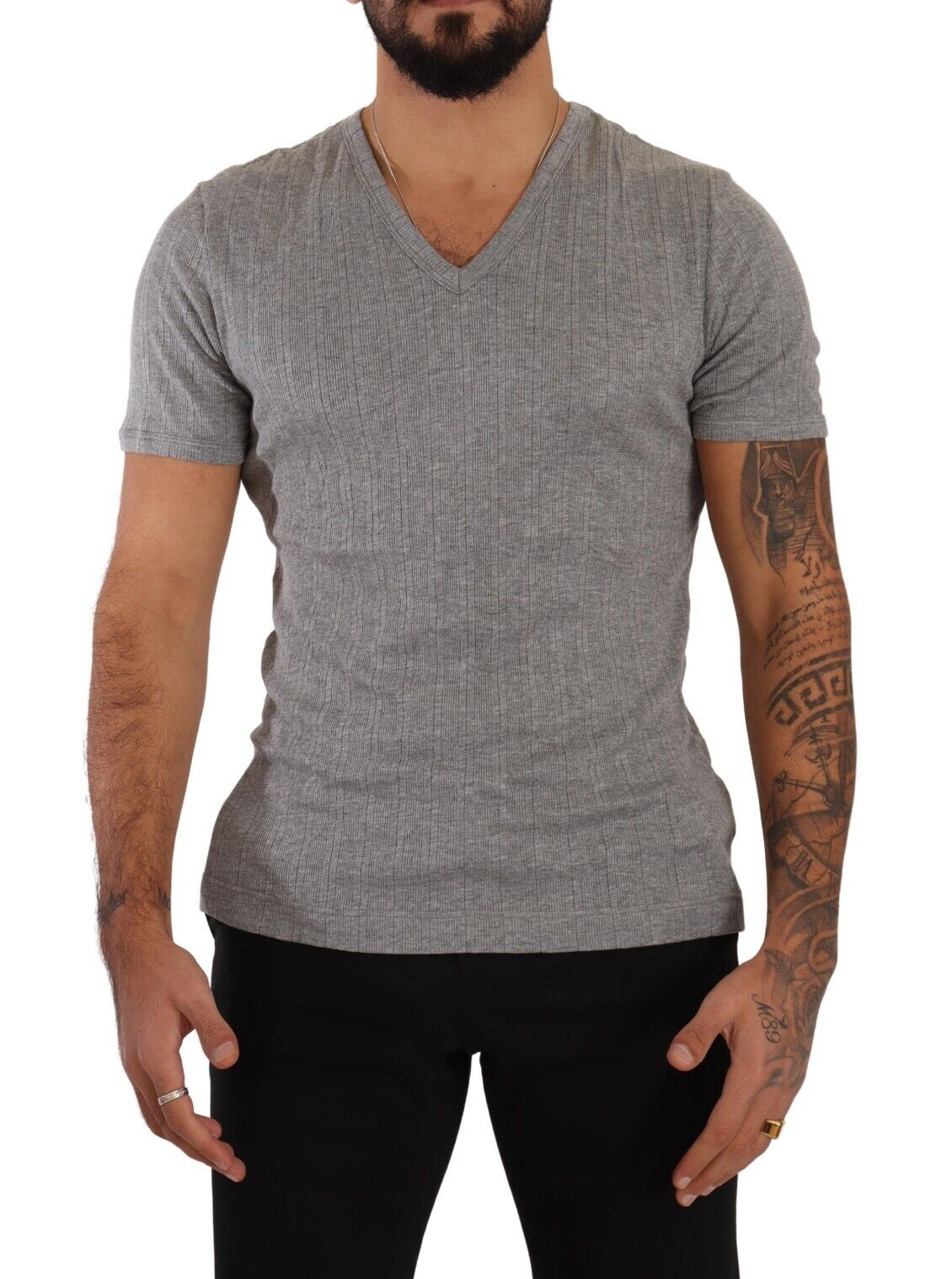 Deep V-Neck Luxury Underwear Tee