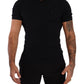 Elegant Black Round Neck Tee