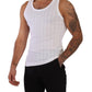Chic White Modal-Cotton Tank Top Tee