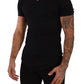 Elegant V-Neck Silk Blend Tee