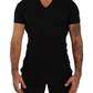 Elegant V-Neck Silk Blend Tee