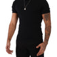 Elegant V-Neck Silk Blend Tee