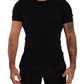 Elegant V-Neck Silk Blend Tee