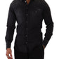 Elegant Slim Fit Denim Shirt