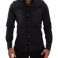Elegant Slim Fit Denim Shirt