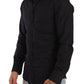 Opulent Slim Fit Black Cotton Shirt
