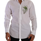Elegant White Cotton Dress Shirt
