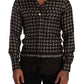 Elegant Silk Patterned Dress Shirt
