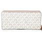 Jet Set Travel Large Vanilla Signature Pink Continental Wallet